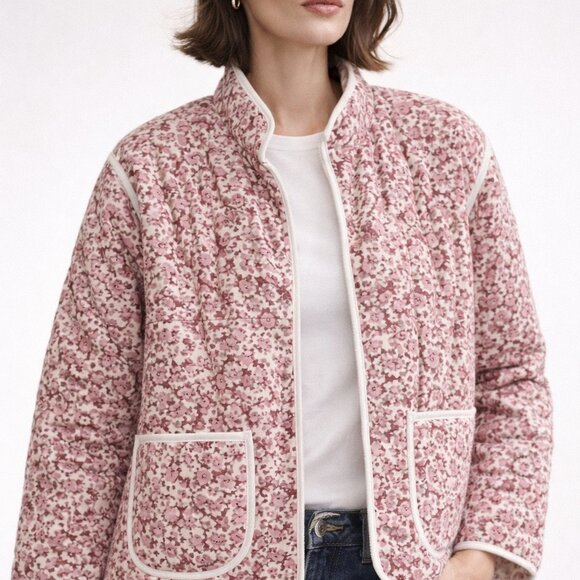 ✨ Floral Quilted Jacket – Lined, Cozy & Effortlessly Chic ✨ - Picture 12 of 12